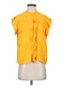 Koch 100% Polyester Yellow Sleeveless Blouse Size XS - photo 1