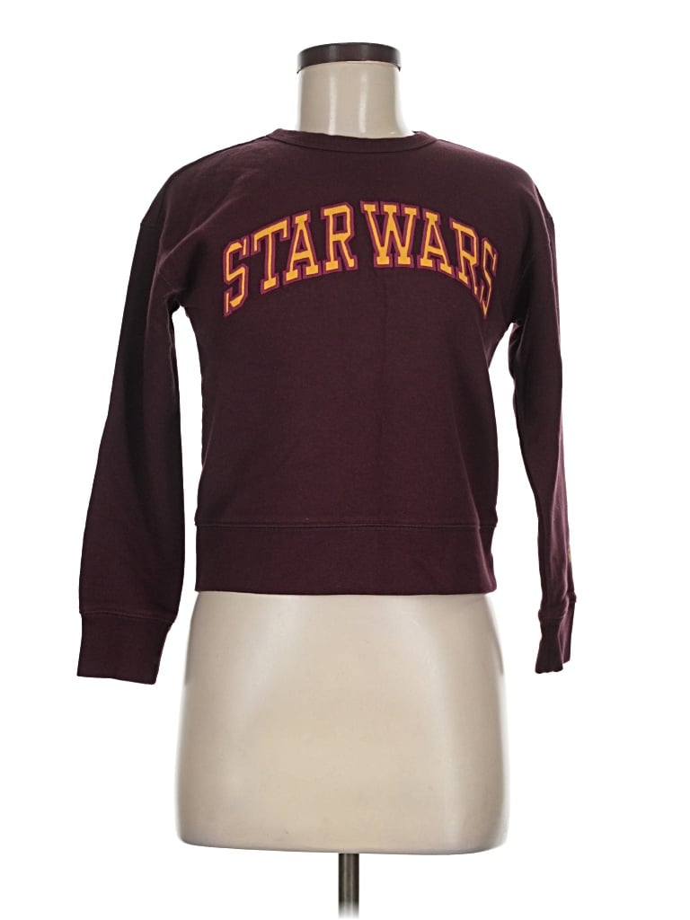 Pre-owned Gap Sweatshirt In Burgundy
