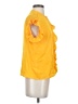 Koch 100% Polyester Yellow Sleeveless Blouse Size XS - photo 4