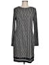 George Graphic Gray Casual Dress Size 8 - photo 1