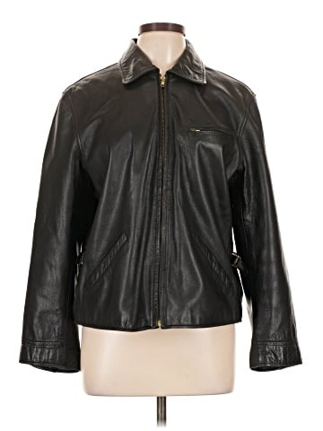 Lauren by Ralph Lauren Leather Jacket (view 1)