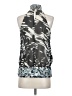 Adiva 100% Polyester Black Sleeveless Blouse Size S - photo 2