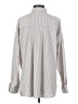 Splendid Stripes Tan Silver Long Sleeve Button-Down Shirt Size S - photo 2