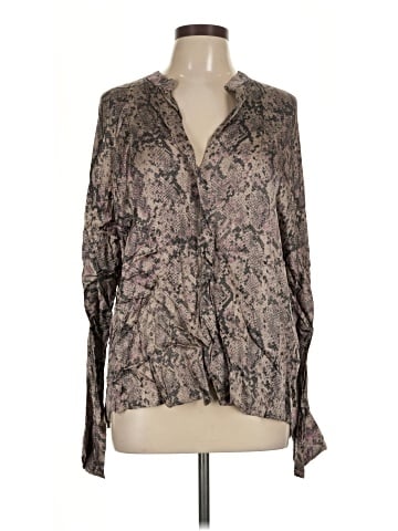 Olivaceous Long Sleeve Blouse (view 1)