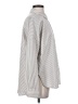 Splendid Stripes Tan Silver Long Sleeve Button-Down Shirt Size S - photo 4