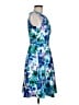 DressBarn Floral Tropical Blue Cocktail Dress Size 8 - photo 4