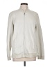Alfani 100% Cotton Solid Ivory Track Jacket Size L - photo 1