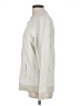 Alfani 100% Cotton Solid Ivory Track Jacket Size L - photo 5