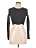 Bershka Gray Long Sleeve Top Size L - photo 1