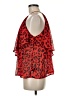 Who What Wear 100% Polyester Red Sleeveless Blouse Size M - photo 5