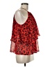 Who What Wear 100% Polyester Red Sleeveless Blouse Size M - photo 4