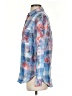 Joules 100% Linen Checkered-gingham Blue Long Sleeve Button-Down Shirt Size 2 - photo 5