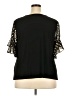 Cynthia Steffe Black Short Sleeve Blouse Size 2X - photo 2