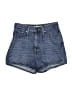 Levi's 100% Cotton Blue Denim Shorts Size 24 waist - photo 1