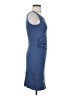 Toad & Co Solid Blue Casual Dress Size XS - photo 4