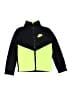 Nike 100% Polyester Color Block Green Track Jacket Size 3 - 4 - photo 1