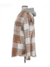 ChicMe Plaid Brown Coat Size XL - photo 5