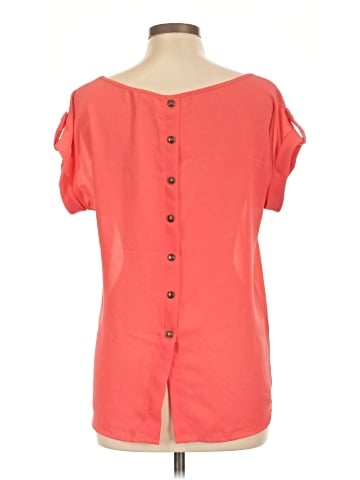 Edge Short Sleeve Blouse (view 2)