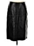 Poleci 100% Leather Black Leather Skirt Size 4 - photo 1