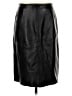 Poleci 100% Leather Black Leather Skirt Size 4 - photo 2
