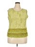 Liz & Me 100% Polyester Green Sleeveless Blouse Size 2X - photo 1