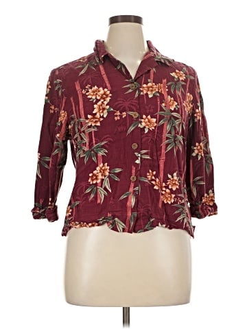 Caribbean Joe 3/4 Sleeve Blouse (view 1)
