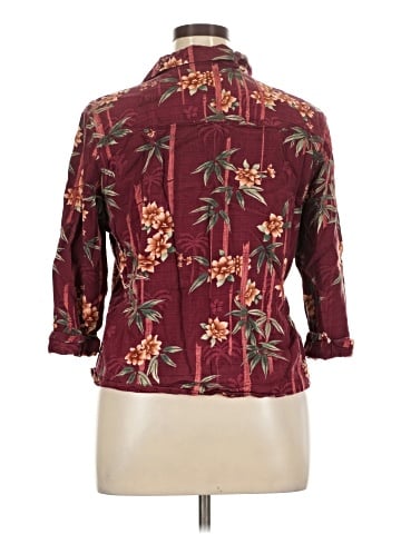 Caribbean Joe 3/4 Sleeve Blouse (view 2)