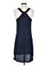 Trouve 100% Polyester Solid Blue Casual Dress Size XS - photo 2