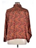 Jaclyn Smith Paisley Brown Long Sleeve Blouse Size XL (estimated) - photo 2