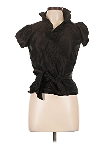 Zara Basic Short Sleeve Blouse (view 1)