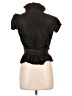 Zara Basic Black Short Sleeve Blouse Size L - photo 2