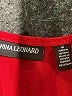 Nina Leonard Solid Burgundy Jumpsuit Size M - photo 4