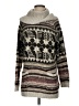 Mystree Print Brown Ivory Pullover Sweater Size S - photo 1