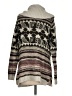 Mystree Print Brown Ivory Pullover Sweater Size S - photo 2