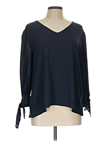 Ann Taylor Factory Long Sleeve Blouse (view 1)