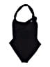 La Blanca Solid Black One Piece Swimsuit Size 14 - photo 2
