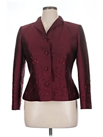Teri Jon by Rickie Freeman Silk Blazer (view 1)
