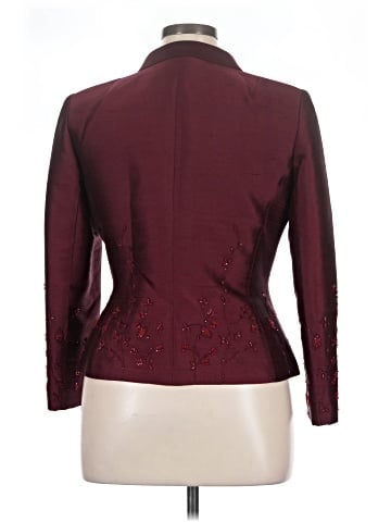 Teri Jon by Rickie Freeman Silk Blazer (view 2)