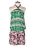 BCBGMAXAZRIA 100% Polyester Print Green Romper Size M - photo 1