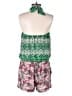 BCBGMAXAZRIA 100% Polyester Print Green Romper Size M - photo 2
