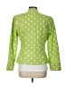 Coldwater Creek Polka Dots Green Blazer Size 10 - photo 2