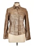 Co & Eddy 100% Polyester Metallic Snake Print Gold Jacket Size 12 - photo 1