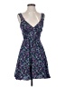 Wet Seal 100% Polyester Floral Blue Cocktail Dress Size S - photo 1