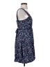 Wet Seal 100% Polyester Floral Blue Cocktail Dress Size S - photo 4
