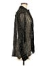 Rag & Bone Metallic Black Long Sleeve Blouse Size M - photo 4