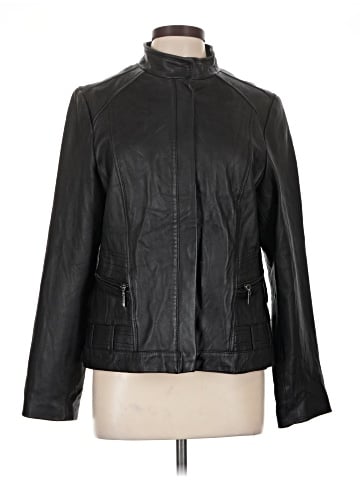 a.n.a. A New Approach Leather Jacket (view 1)