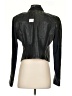 BCBGMAXAZRIA 100% Leather Black Green Leather Jacket Size S - photo 2