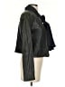 BCBGMAXAZRIA 100% Leather Black Green Leather Jacket Size S - photo 4