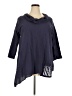 Indigo 100% Cotton Blue 3/4 Sleeve Top Size XXL - photo 1