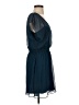 Express 100% Polyester Solid Blue Cocktail Dress Size S - photo 4